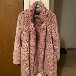 Fluffy stylish jacket